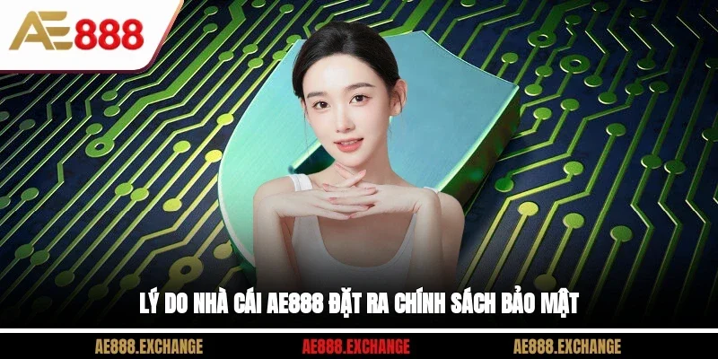 Lý do nhà cái AE888 đặt ra chính sách bảo mật